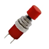 CHAVE PUSHBUTTON N.F S/RETENCAO 1A VERMELHA