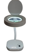 LUPA DE MESA ( 3X E 10X ) 127V BRANCO GELO