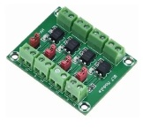 SHIELD MODULO OPTOACLOPADOR CONV DE VOLTAGEM 4 CANAIS - PC 817