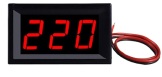 SHIELD VOLTIMETRO DIGITAL AC 70V - 500V DISPLAY VERMELHO