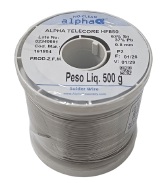 SOLDA ALPHA TELECORE HF850 P2 63X37 0.8MM (500GR)