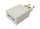 CARREGADOR ELETRICO 2USB / 5.1A LELONG LE-282/ LE-258