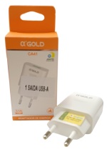 CARREGADOR ELETRICO 1 SAIDA USB 3.1A O GOLD