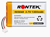 BATERIA 3,7V  1300MAH LITIO-POLIMERO