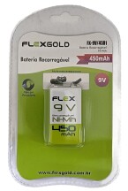 BATERIA RECARREGAVEL 9,0V 450MA