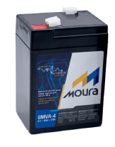 BATERIA SELADA 6V - 4,0 AMP MOURA
