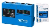 MINI TESTADOR DE CABO RJ-45/RJ-11 EXBOM FEPRO-TR 220