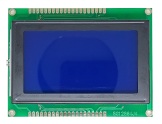 DISPLAY LCD GRAFICO 128 X 64 BACKLIGHT AZUL - LETRAS BRANCAS
