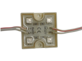 MODULO QUADRADO C/ 4 LEDS 5050 12V IP65 VERDE