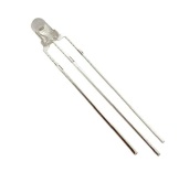 LED REDONDO  3MM BICOLOR VM X VD 3 TERMINAIS DIFUSO