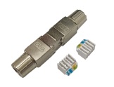 EMENDA CAT 6 BLINDADA INDUSTRIAL 22 A 24AWG
