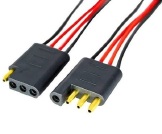 CHICOTE C/ CONECTOR 4 VIAS 1MM