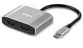 CABO CONVERSOR USB TIPO-C X 2 HDMI FEMEA COMTAC