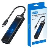 HUB USB TIPO-C X USB 2.0+USB 3.0+SD+TF ( 5 EM 1 ) KNUP KP-HB519