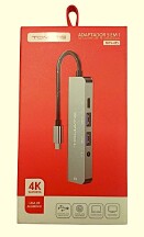 ADAPTADOR TIPO C X HDMI / USB / PD / AUDIO TOMATE MTV-615