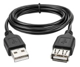 CABO USB A-A MACHO X FEMEA EXTENSAO 1 METRO