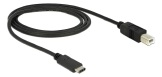 CABO USB TIPO-C MACHO X USB-B MACHO P/ IMPRESSORA 1,5 METROS