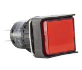 BOTAO 16MM ILUM  S/RET QUADRADO VM  24VC