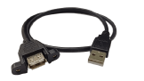 CABO USB A-A MACHO X FEMEA P/PAINEL EXTENSAO 50 CENTIMETROS