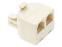 ADAPTADOR 2 RJ11 FEMEA X 1 RJ11 FEMEA