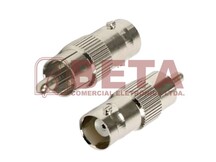 ADAPTADOR BNC FEMEA / RCA MACHO