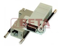 ADAPTADOR DB-09 FÊMEA X RJ-45 FÊMEA