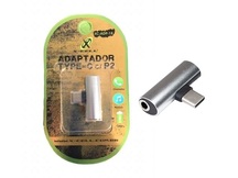 ADAPTADOR TIPO-C MACHO X TIPO-C FEMEA + J-2 FEMEA