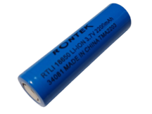 BATERIA RECARREG LI-ION TAM.18650 3,7V 2200MAH S/ TERMINAL