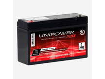 BATERIA SELADA 06V 12,0 AMP UNIPOWER