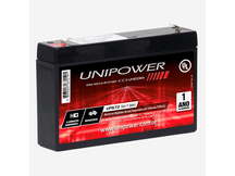 BATERIA SELADA  06V 7,2 AMP UNIPOWER