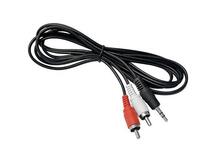 CABO P-2 STEREO X 2RCA  METALICO 1,8 METROS