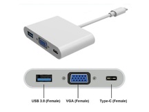 CABO ADAPTADOR TIPO C X USB 3.0/ VGA /TIPO C IT BLUE LE-4119