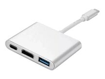 CABO CONVERSOR USB TIPO C 3.1 X 3 SAIDAS HDMI / USB / TIPO-C