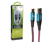 CABO USB 3.0 A-MACHO X TIPO-C P/DADOS 1 METRO X-CELL / INOVA