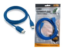 CABO USB 3.0 EXTENSAO A-MACHO X A-FEMEA 2 METROS