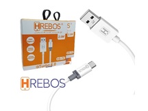 CABO USB A MACHO X TIPO-C P/ DADOS 2 METROS HREBOS HS-72