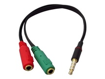 CABO (Y)DE AUDIO P-3 MACHO X 2-J2 FEMEA FONE E MICROFONE