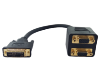 CABO (Y) DVI MACHO (12+5) MACHO X 2 DB-15HD FEMEA