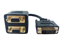 CABO (Y) DVI MACHO (24+5) MACHO X 2 DB-15HD FEMEA