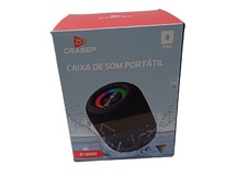 CAIXA DE SOM RGB A PROVA DAGUA 12W GRASEP D-G450