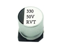 CAPACITOR ELCO 330UF/50V SMD