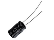 CAPACITOR ELCO RD 470UF/ 16V