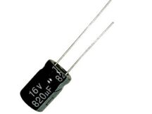 CAPACITOR ELCO RD   820UF/ 16V