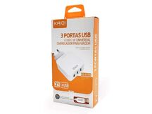 CARREGADOR ELETRICO 3S USB 3.1A