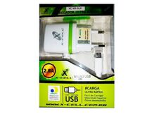 CARREGADOR ELETRICO USB V.8 2,8AMP XC-V8-GLX X-CELL