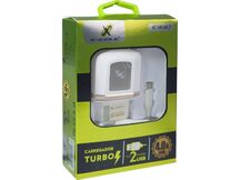 CARREGADOR ELETRICO USB V.8 4AMP+2P USB X-CELL