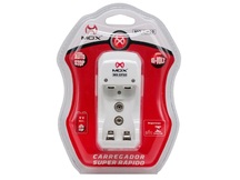 CARREGADOR P/ 2 PILHAS AA / AAA /9V MOX MO-CP30