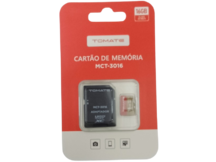 CARTAO MEMORIA SD MICRO C/ADAPT 16GB TOMATE