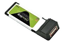 CARTAO PCMCIA EXPRESS CARD 2 SAIDAS SATA