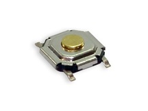 CHAVE TACT HORIZONTAL 5X 5 1,5MM SMD